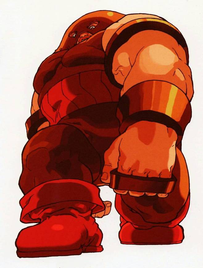 (인체 비례를 무시하는 듯한 저 근육을 보라)