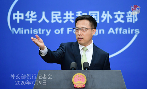 자오리젠 중국 외교부 대변인. © 뉴스1 DB
