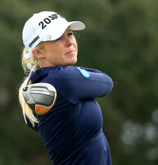 2020년 미국여자프로골프(LPGA) 투어 펠리컨 위민스 챔피언십 골프대회에 출전한 스테파니 메도우가 단독 3위로 우승 경쟁에 가세했다. 사진제공=Getty Images