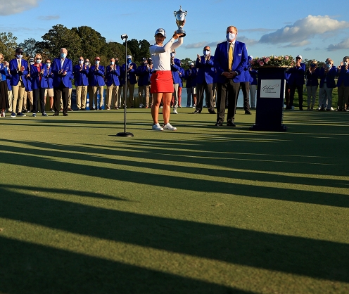 2020년 미국여자프로골프(LPGA) 투어 펠리컨 위민스 챔피언십 골프대회 우승을 차지한 김세영 프로. 사진제공=Getty Images