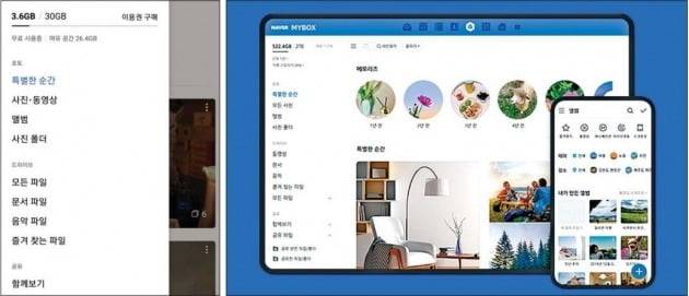 네이버클라우드가 새롭게 개편한 파일 저장 서비스 ‘네이버 마이박스’