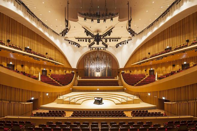 The Lotte Concert Hall in Jamsil, eastern Seoul (Lotte Foundation for Arts)