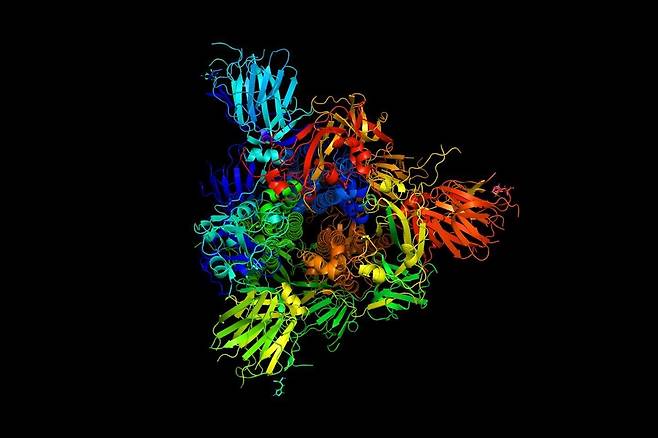 끝없이 진동하는 신종 코로나의 스파이크 단백질 이미지 [MIT Markus Buehler & Yiwen Hu 제공 / 재판매 및 DB 금지]