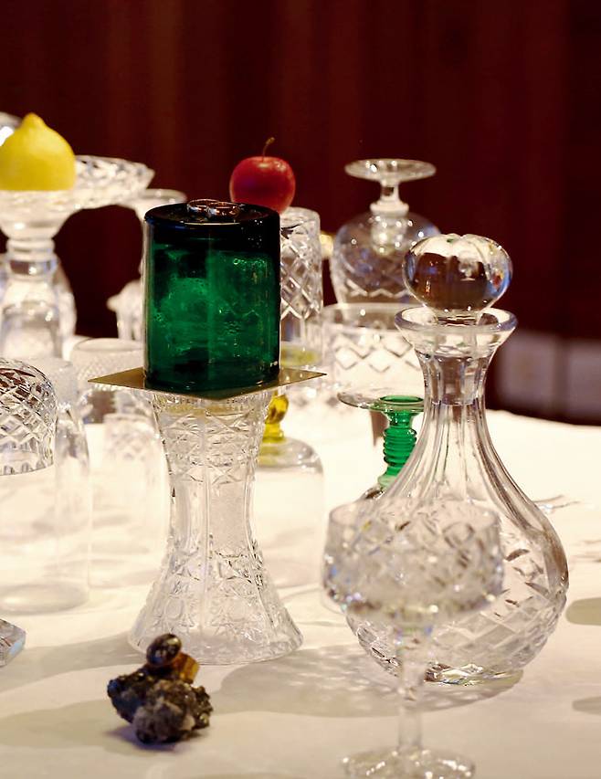 첫 번째 컬렉션의 프레젠테이션 현장.