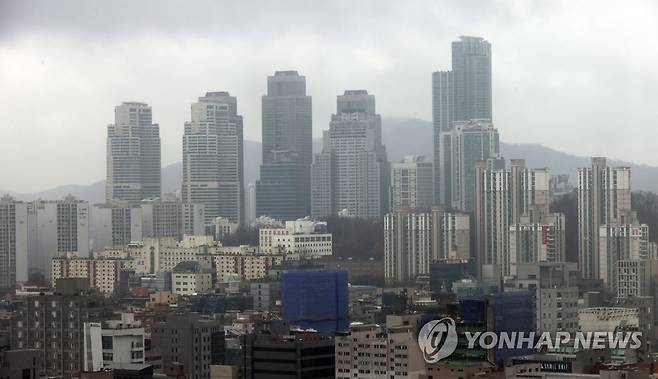 서울 강남구 아파트 단지 일대 [연합뉴스 자료사진]