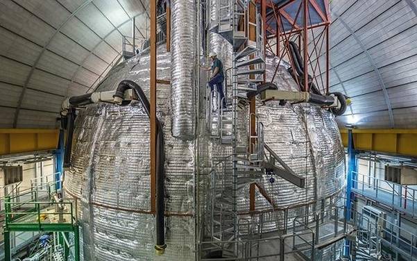 이탈리아 그란사소연구소의 보렉시노 공동연구그룹이 CNO 중성미자를 검출하는 데 사용한 검출기./네이처 캡처