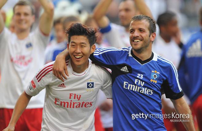 손흥민과 라파엘 반더바르트. 게티이미지코리아