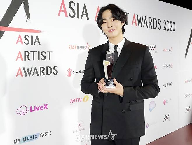 안효섭 'AAA 베스트 액터' 받았어요[★포토]