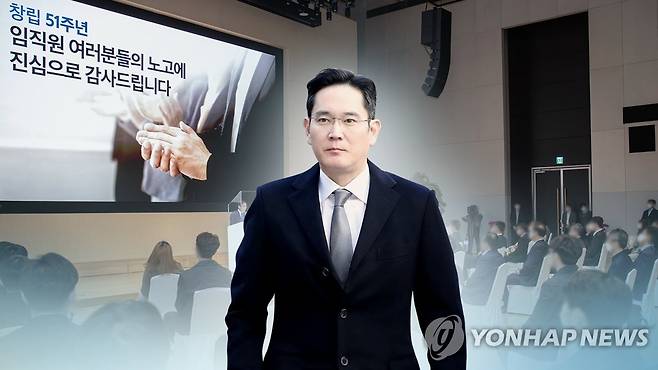 이재용 부회장 체제 '뉴삼성' 가속화 (CG) [연합뉴스TV 제공]