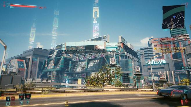 도심마다 분위기가 다 다르다.