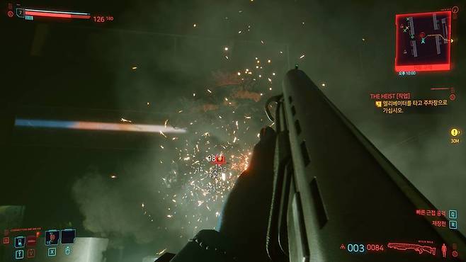 야간 총기 활용 전투 시에는 레이 트레싱이 빛을 발한다.