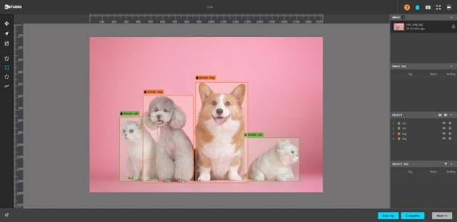 데이터 라벨링 작업 화면 예시. 한국일보 자료사진