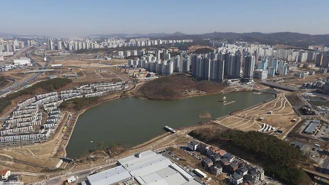 경기도 화성시 동탄2신도시 동탄호수공원 주변 아파트 단지 모습 [화성시 제공. 재판매 및 DB 금지]