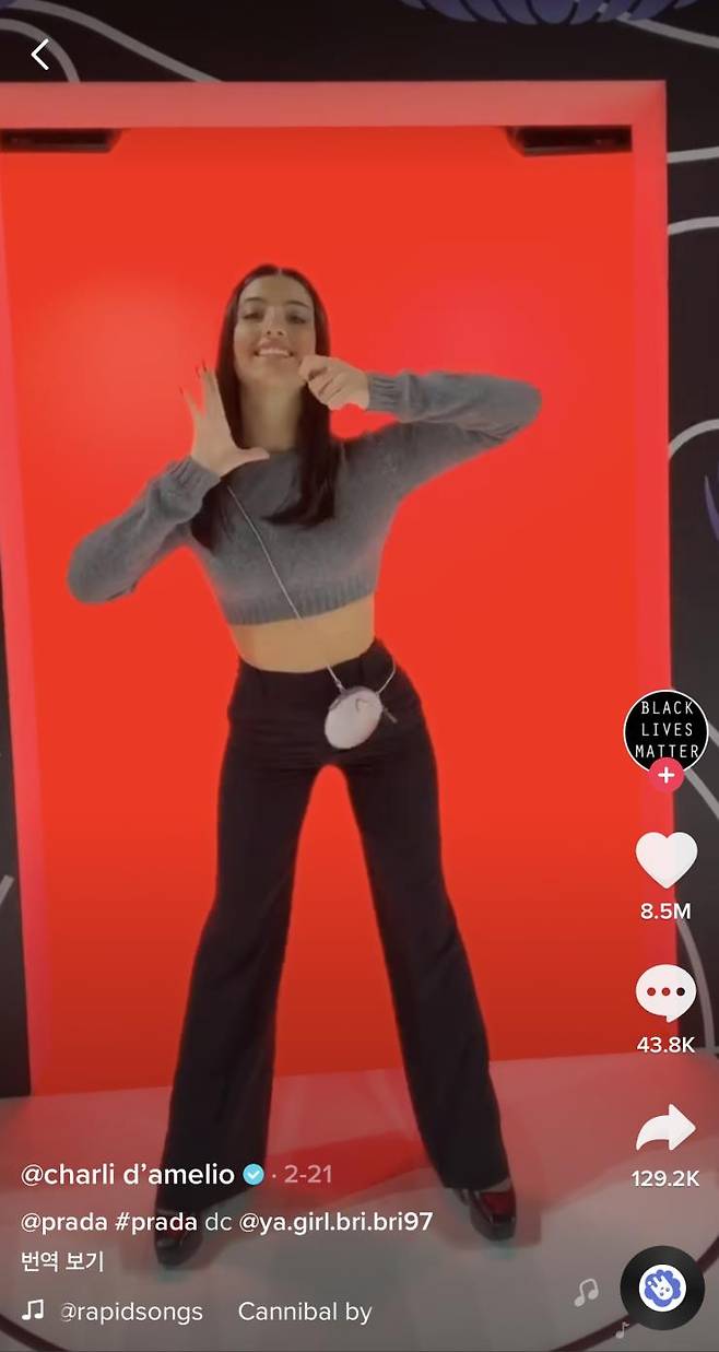 프라다 컬렉션에 참석한 찰리 더밀리오..