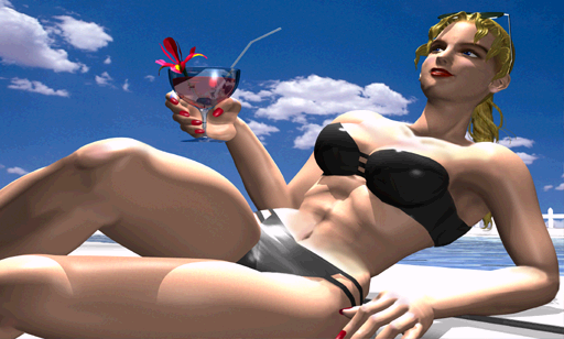 (한껏 여유가 묻어 나오는 모습이다)