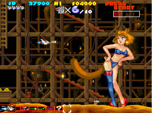 (비키니를 입은 여성 전사..적들이다. 우리편이면 좋았으련만...)