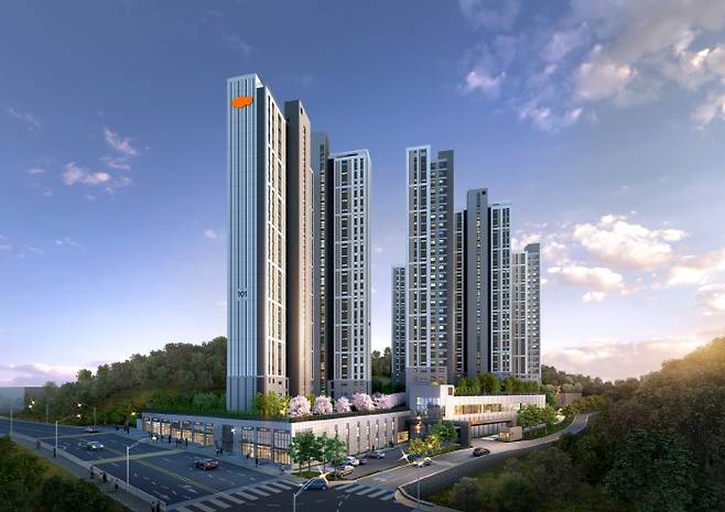 e편한세상 가평 퍼스트원 투시도[사진 = 대림산업]