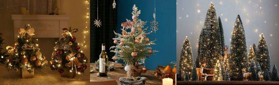 텐바이텐 판매 미니트리 이미지 (왼쪽부터)더플라워마켓, 베베데코, 비에ⓒ텐바이텐