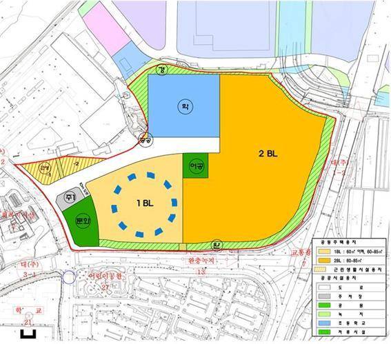 오산오산 1BL 위치도. 국토교통부 제공. /뉴스1