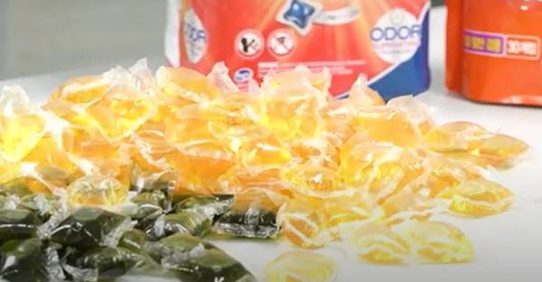 캡슐형 세제. 한국소비자원 유튜브 캡처