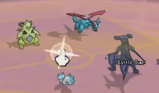 (당시 대회화면. 귀여운 파치리스 빼고는 다들 전투에 특화된 포켓몬들)