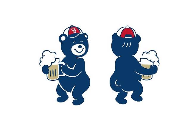 Oriental Brewery‘s mascot character Lala Bear (OB)
