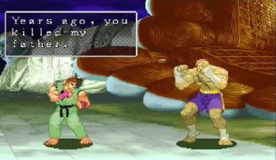 (사가트와의 대전에서 등장. 스토리가 진행된다)