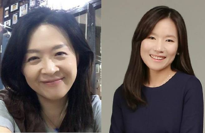 송명희(왼쪽), 석혜원 KBS 기자 [한국여기자협회 제공. 재판매 및 DB 금지]