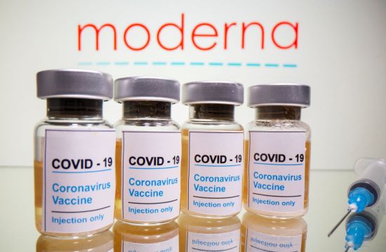 미국 제약회사 모더나의 신종 코로나바이러스감염증(코로나19) 백신(제니차 로이터=연합뉴스)