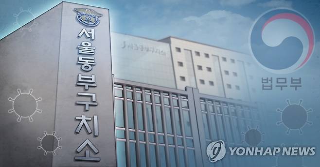 동부구치소 코로나19 확진자 집단발생 (PG) [장현경 제작] 사진합성·일러스트