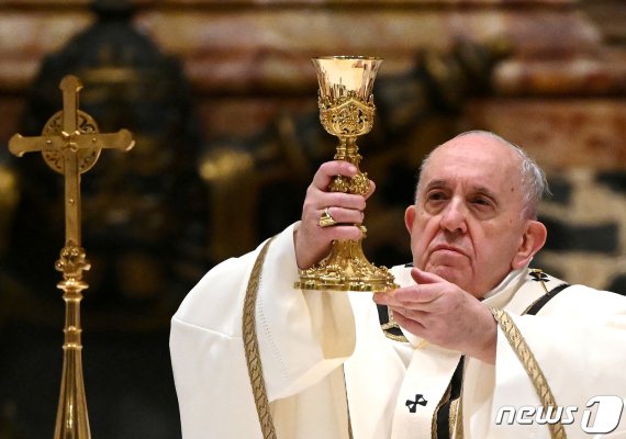 프란치스코 교황. © 로이터=뉴스1 /사진=뉴스1