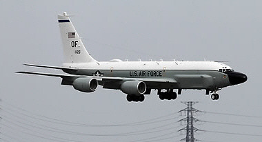 미군의 리벳 조인트(RC-135WR) 정찰기.       /연합뉴스