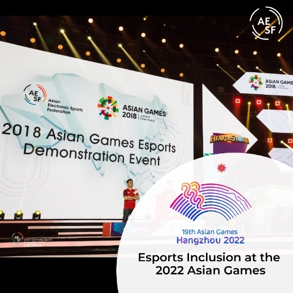The Asian Electronic Sports Federation announces esports becoming a medal event at the Hangzhou 2022 Asian Games on Dec. 17, 2020. (AESF website)