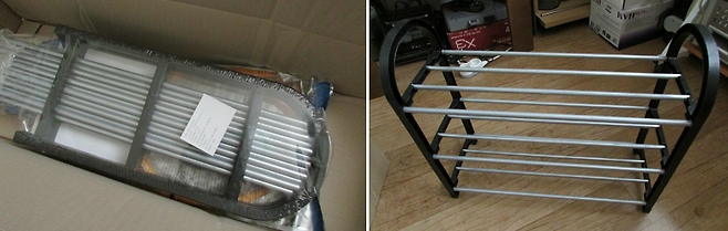 (신발장으로도 게임기를 이쁘게 거치할 수 있다.. 인터넷 쇼핑몰에서 7천 원이면 구매 가능한 간이 신발장) / 타누사마님 사진 제공