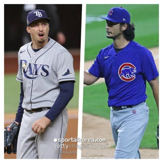 샌디에이고는 블레이크 스넬(왼쪽)과 다르빗슈 유(오른쪽)을 영입해 선발진을 보강했다