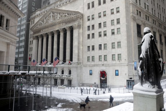 미국 뉴욕의 뉴욕증권거래소(NYSE) 전경 /사진=로이터뉴스1