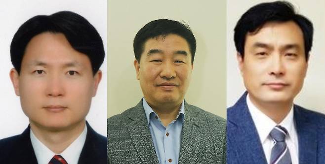 왼쪽부터 대구청 박종하 생안계장, 이재욱 강력계장, 이종섭 수사2계장. 대구경찰청 제공
