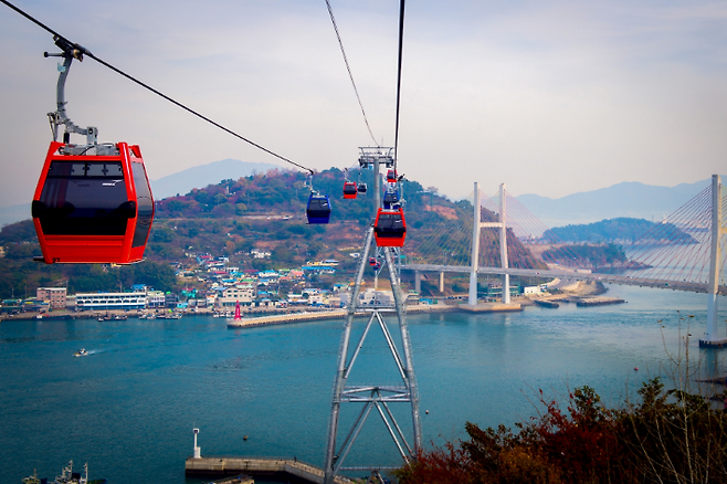 전남 여수해상케이블카. 여수시 제공
