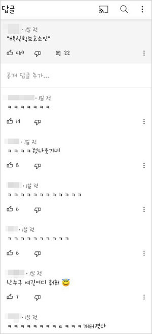 정부가 코로나19 백신을 확보했다고 알린 것과 관련해 한 누리꾼이 ‘백신확보호소인’이라고 꼬집는 댓글을 남겼다. [인터넷 캡처]