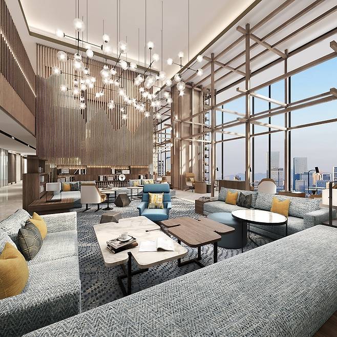 대구 메리어트 호텔 3층 로비 라운지