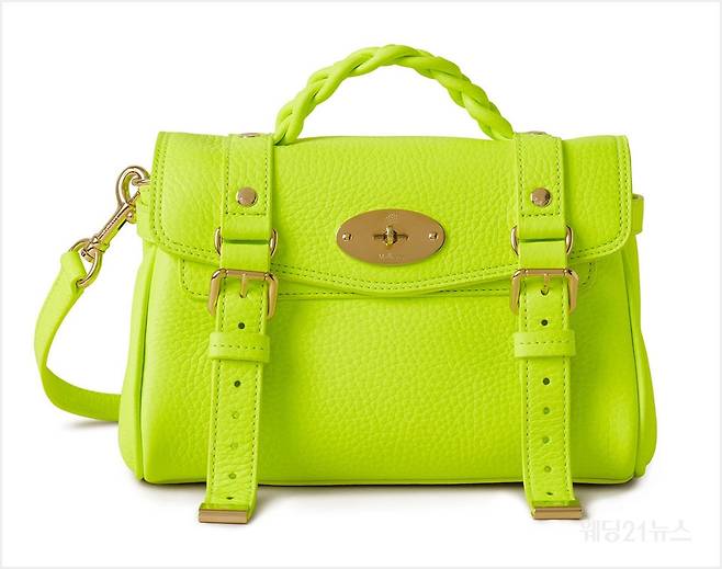 사진 : 멀버리(Mulberry), '네온 옐로우' 컬러의 3종 백