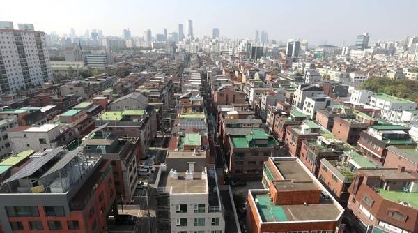 서울 송파구 빌라와 다세대 주택 밀집 지역. /연합뉴스