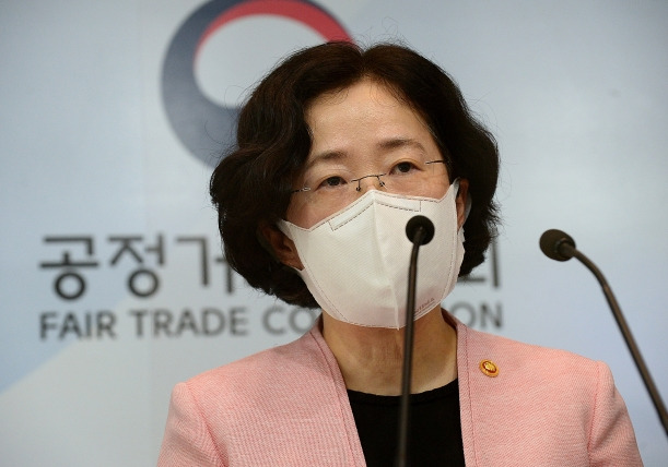 조성욱 공정거래위원장은 온라인플랫폼공정화법 브리핑 당시 알고리즘 공개 의무는 없다고 발표했다.  [사진=공정거래위원회]