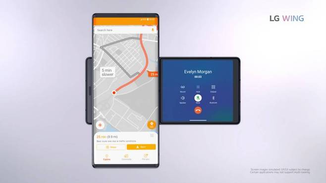 LG전자 전략 스마트폰 LG 윙 / 사진제공=LG전자