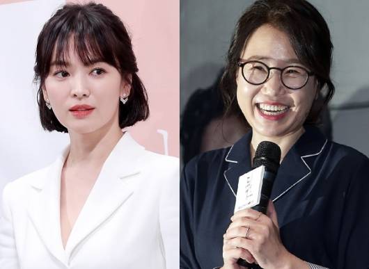 송혜교(왼쪽), 김은숙 작가 / 머니투데이 DB