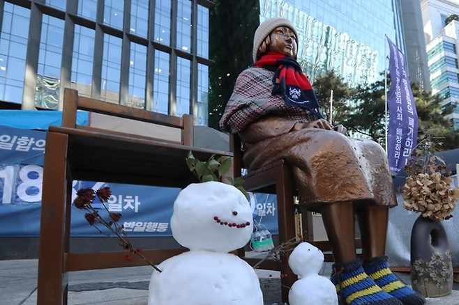 소녀상. 연합뉴스