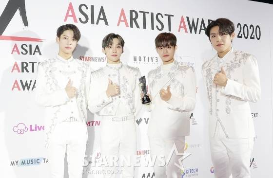 AB6iX /사진=스타뉴스스타뉴스가 주최하고 AAA 조직위원회가 주관하는 AAA는 어디에서도 보지 못했던 새로운 무대를 선보이며 전 세계 팬들의 눈과 귀를 사로잡아 명실상부 NO.1 글로벌 시상식으로 거듭났다. / 사진=김창현 기자 chmt@