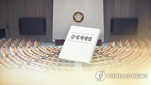 중대재해처벌법 국회 법사위 통과(CG) [연합뉴스TV 제공]