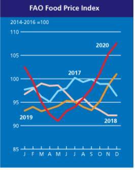 연도별 식량가격지수 [농식품부 제공. 재판매 및 DB 금지]