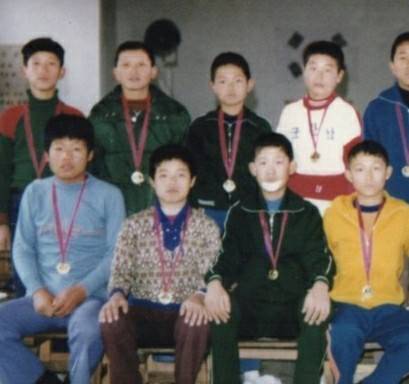 앞줄 부터 장호익, 한경수, 조계현, 고장량, 정명원, 필자, 이문희, 최봉규